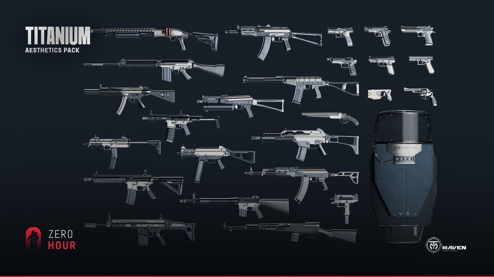 Zero Hour: Aesthetics Pack “Titanium”