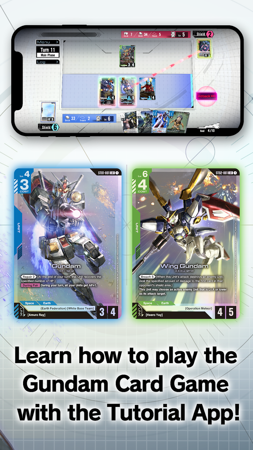 Gundam Card Game Teaching App