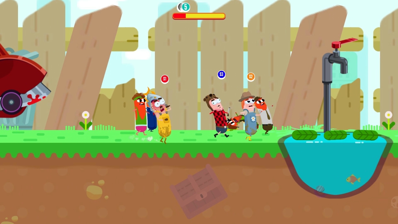 Run Sausage Run!: Fish, Plant and Hunt