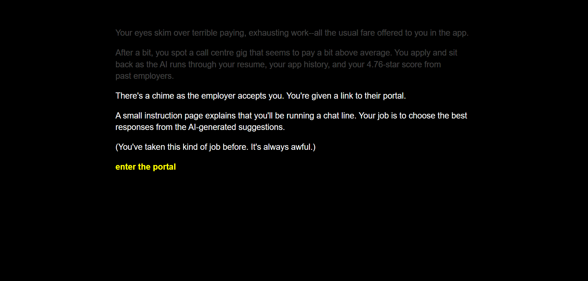 It Makes for Painful Work