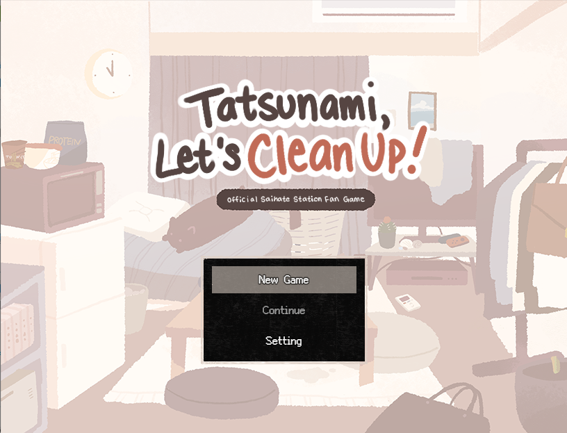 Tatsunami, let’s clean up!