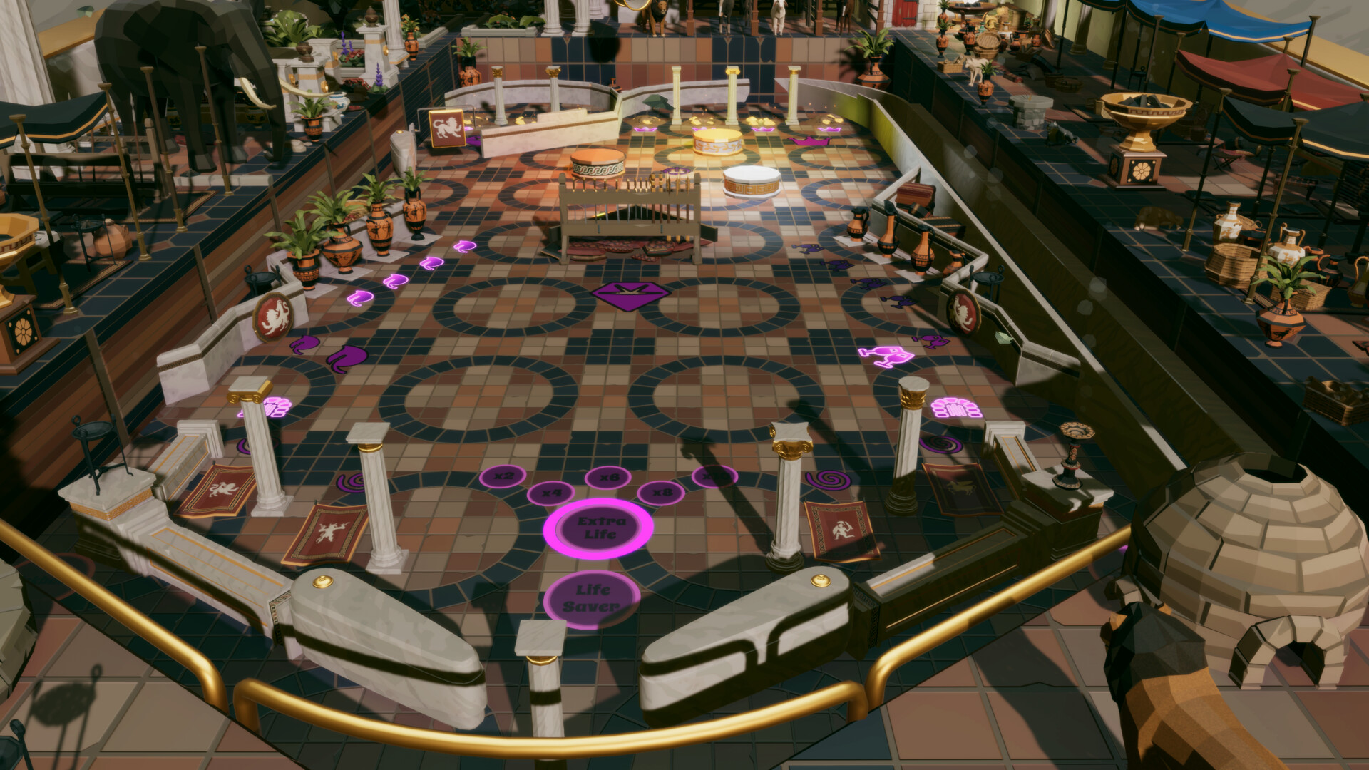 Roxy Raccoon’s Pinball Panic: Roman Renaissance