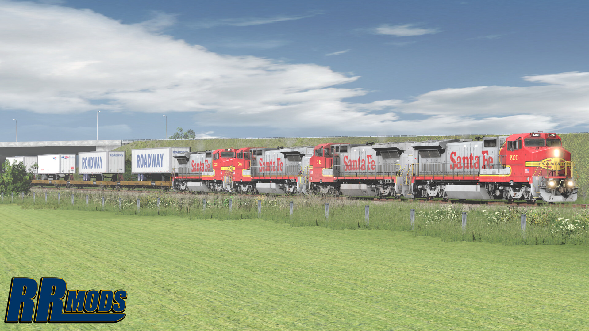 Trainz Railroad Simulator 2022: ATSF B40-8W 500-559