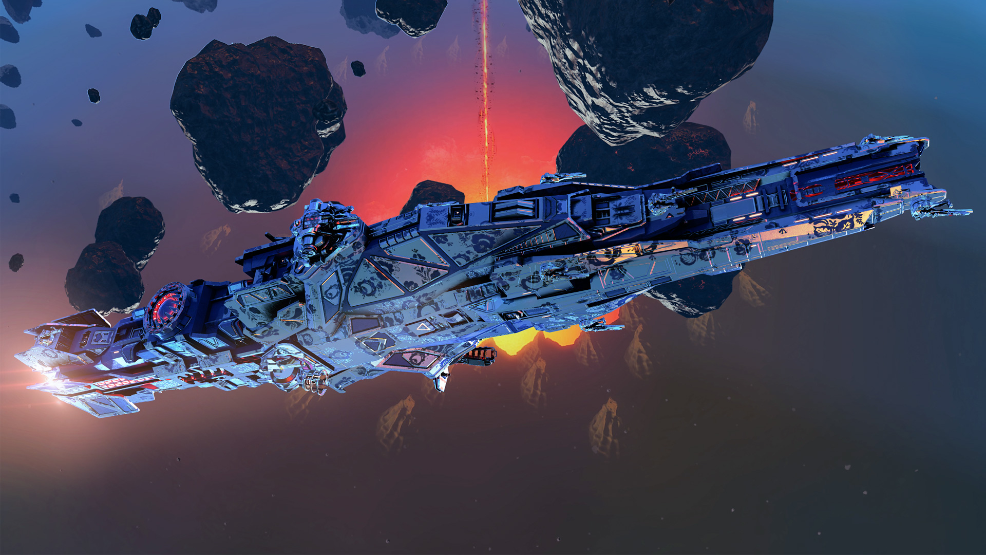 Star Conflict: Jericho destroyer Tyrant
