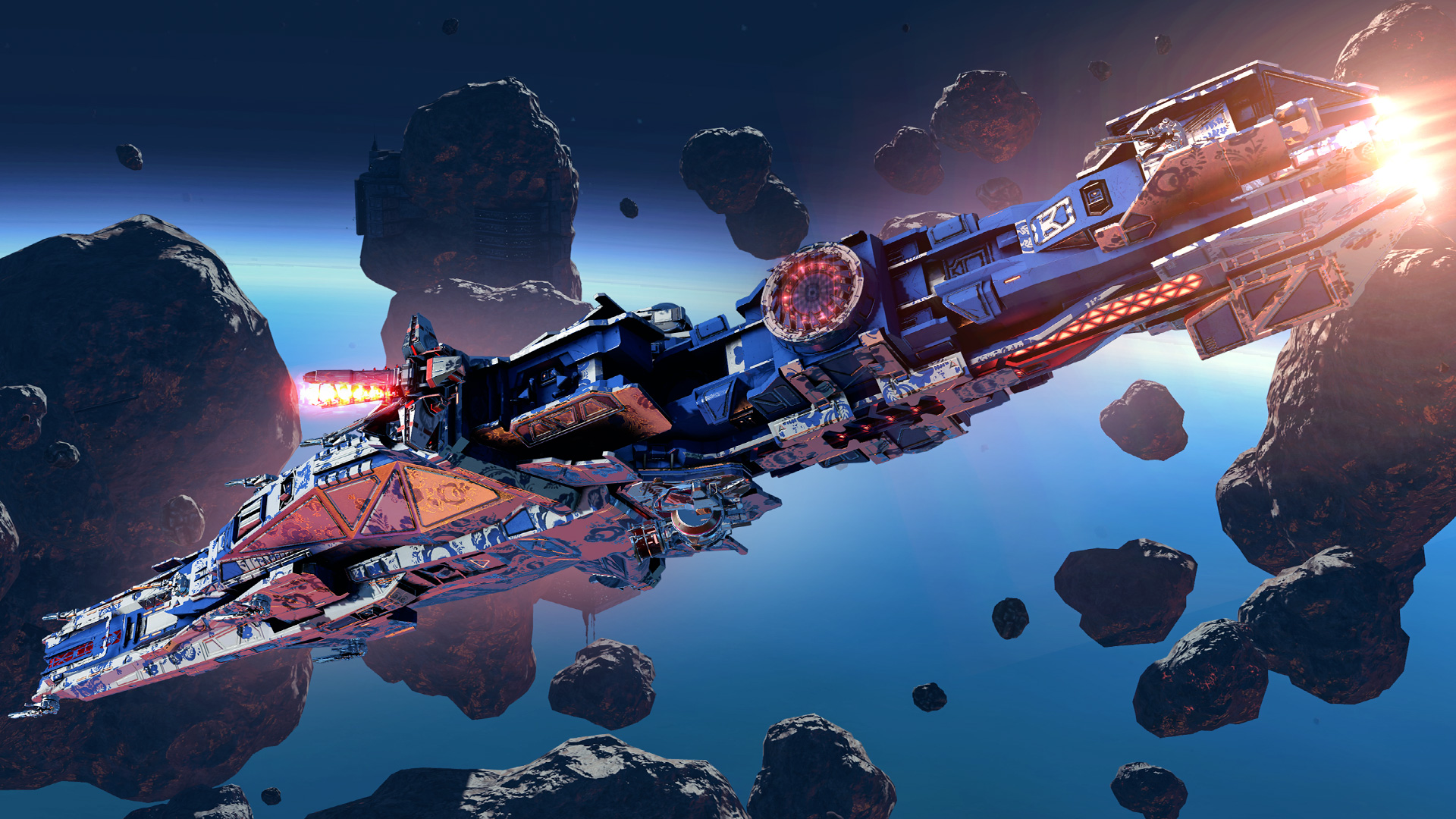 Star Conflict: Jericho destroyer Tyrant