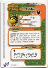 Animal Crossing-e: Character Card – 014: Ankha