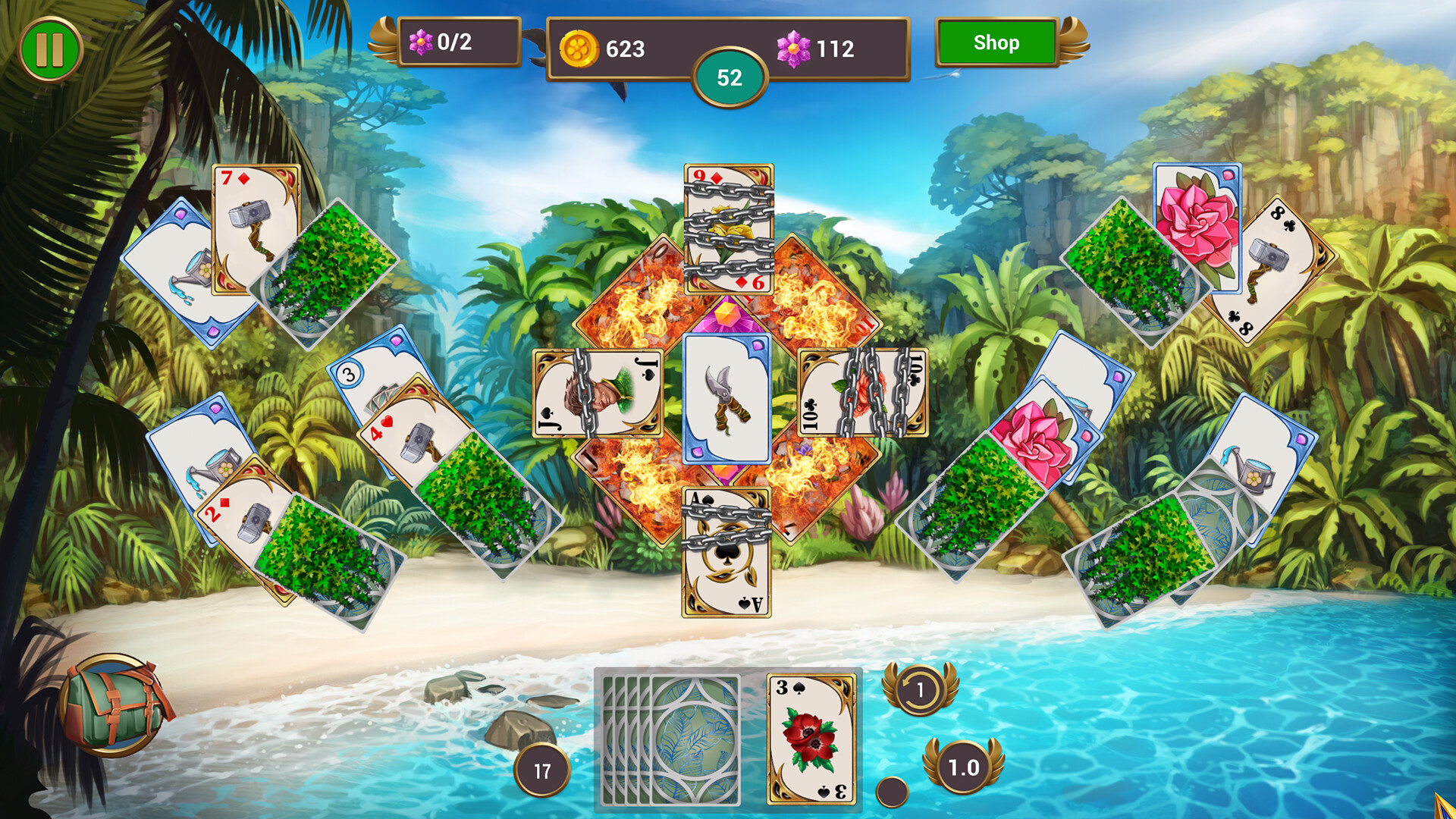 Solitaire Quest: Love Blossoms