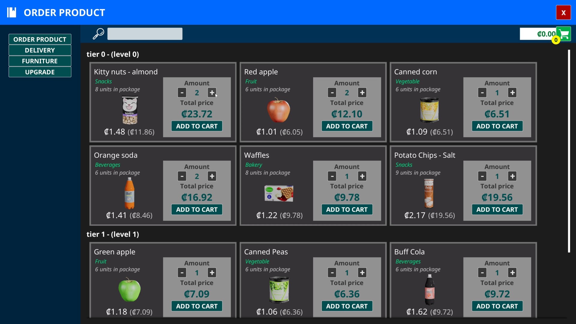 Space Supermarket Simulator