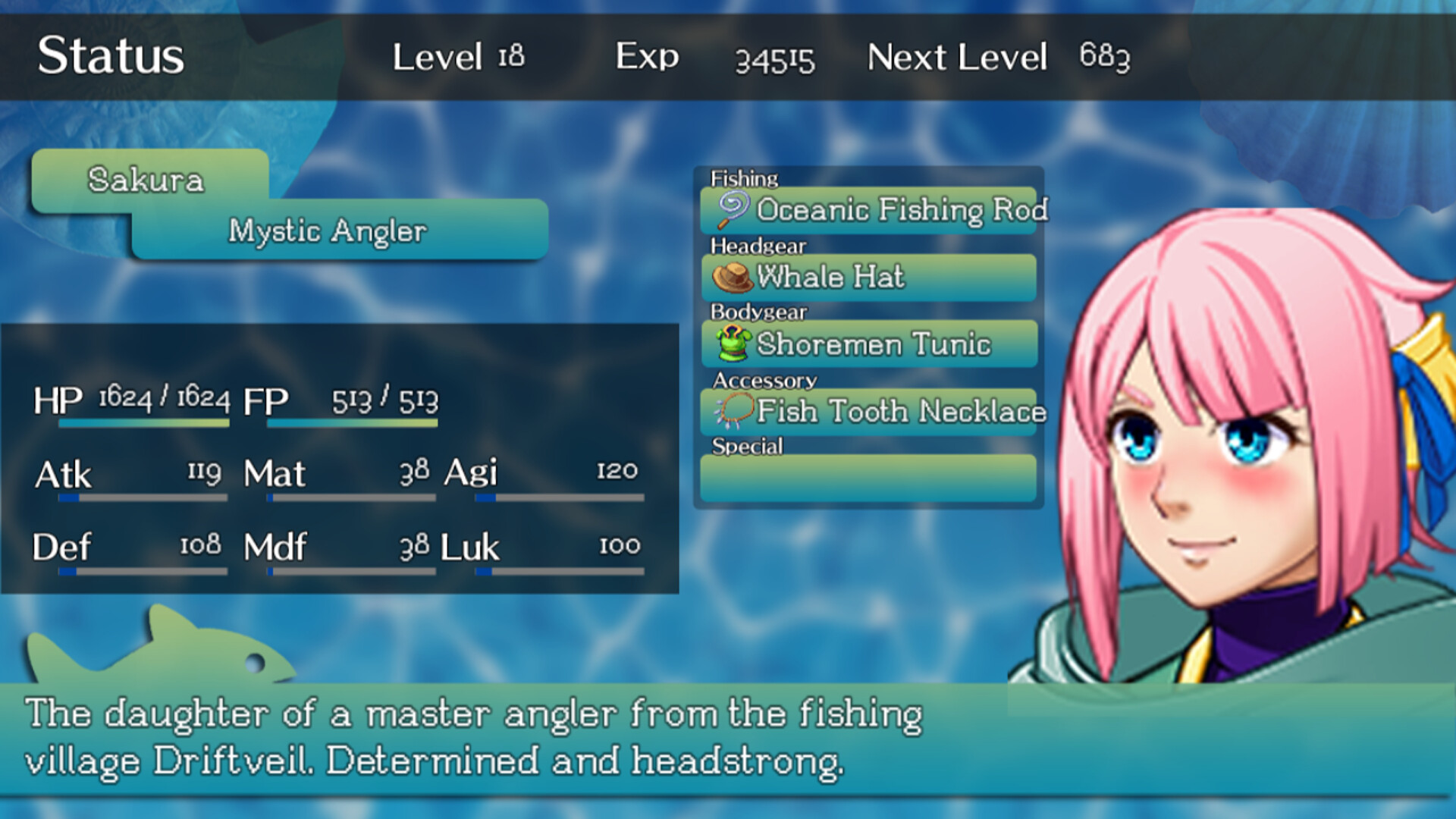Mystic Fishing: A Fantasy Fishing RPG