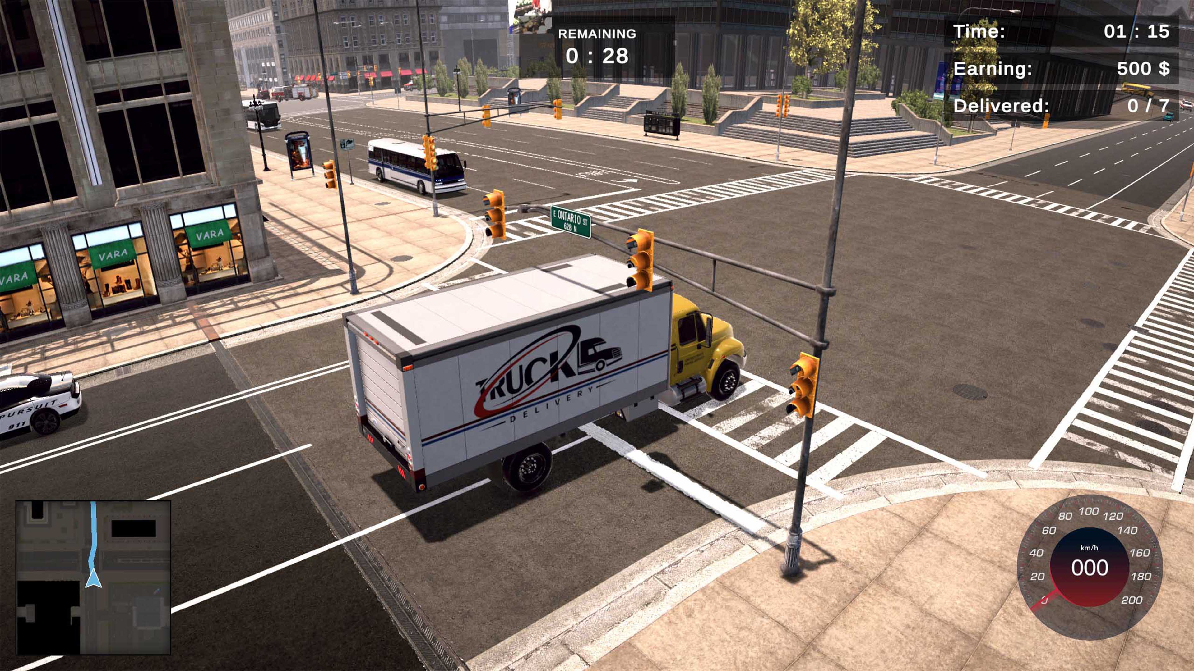 Truck Simulator 2025: City Work Delivery