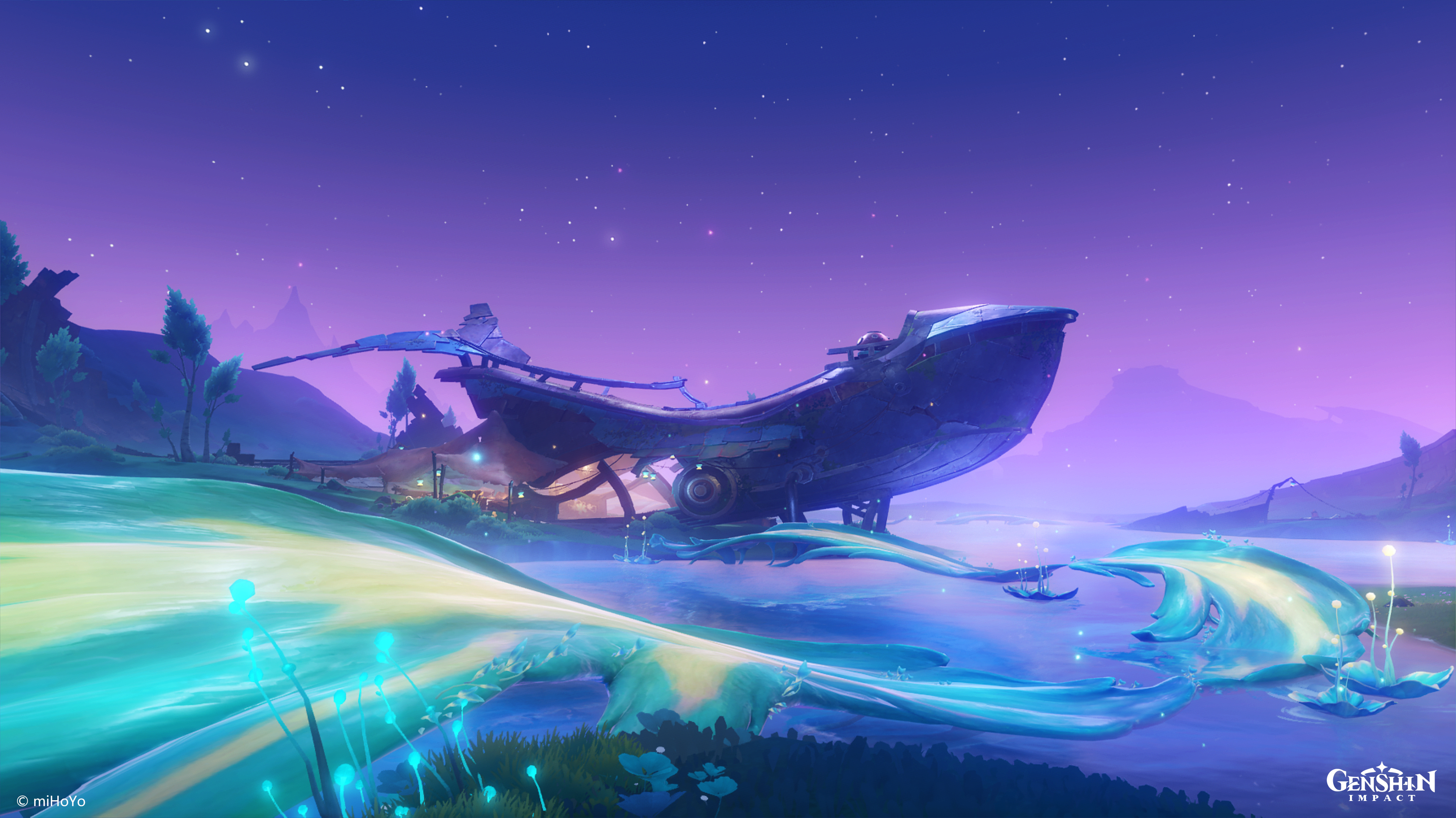 Genshin Impact: A Dance of Snowy Tides and Hoarfrost Groves