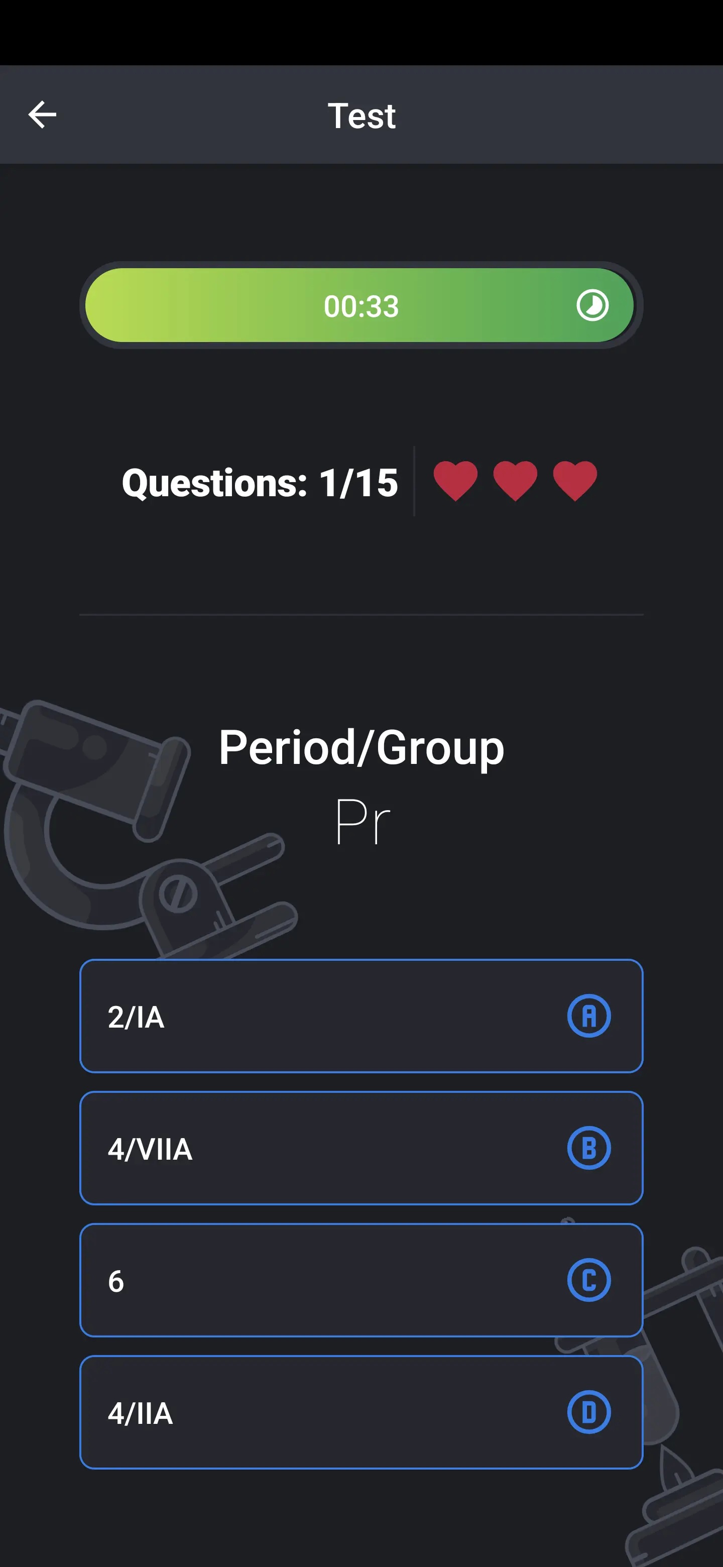 Periodic Table: Game