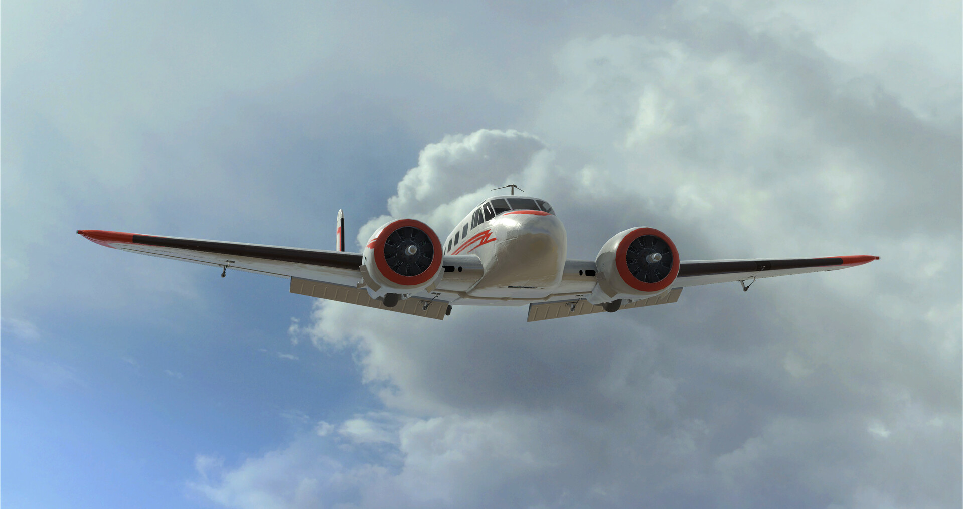RealFlight Evolution: E-flite Beechcraft D18 1.5m