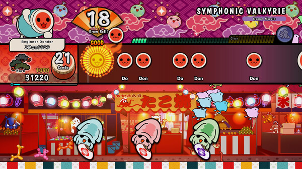 Taiko no Tatsujin: Rhythm Festival – Namco Game Music Pack