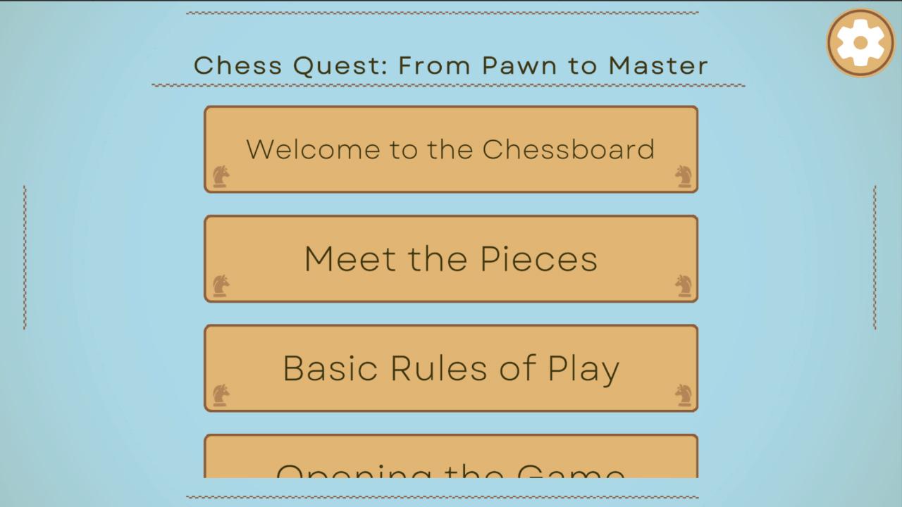 Chess Quest: From Pawn to Master