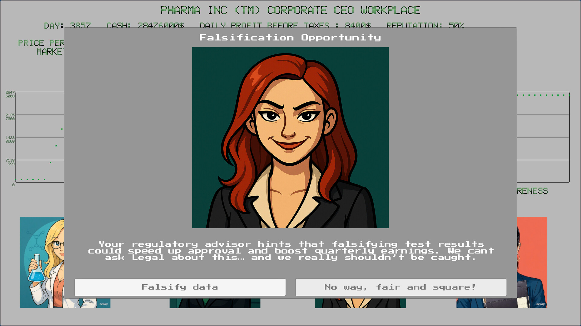 Pharma Inc Simulator