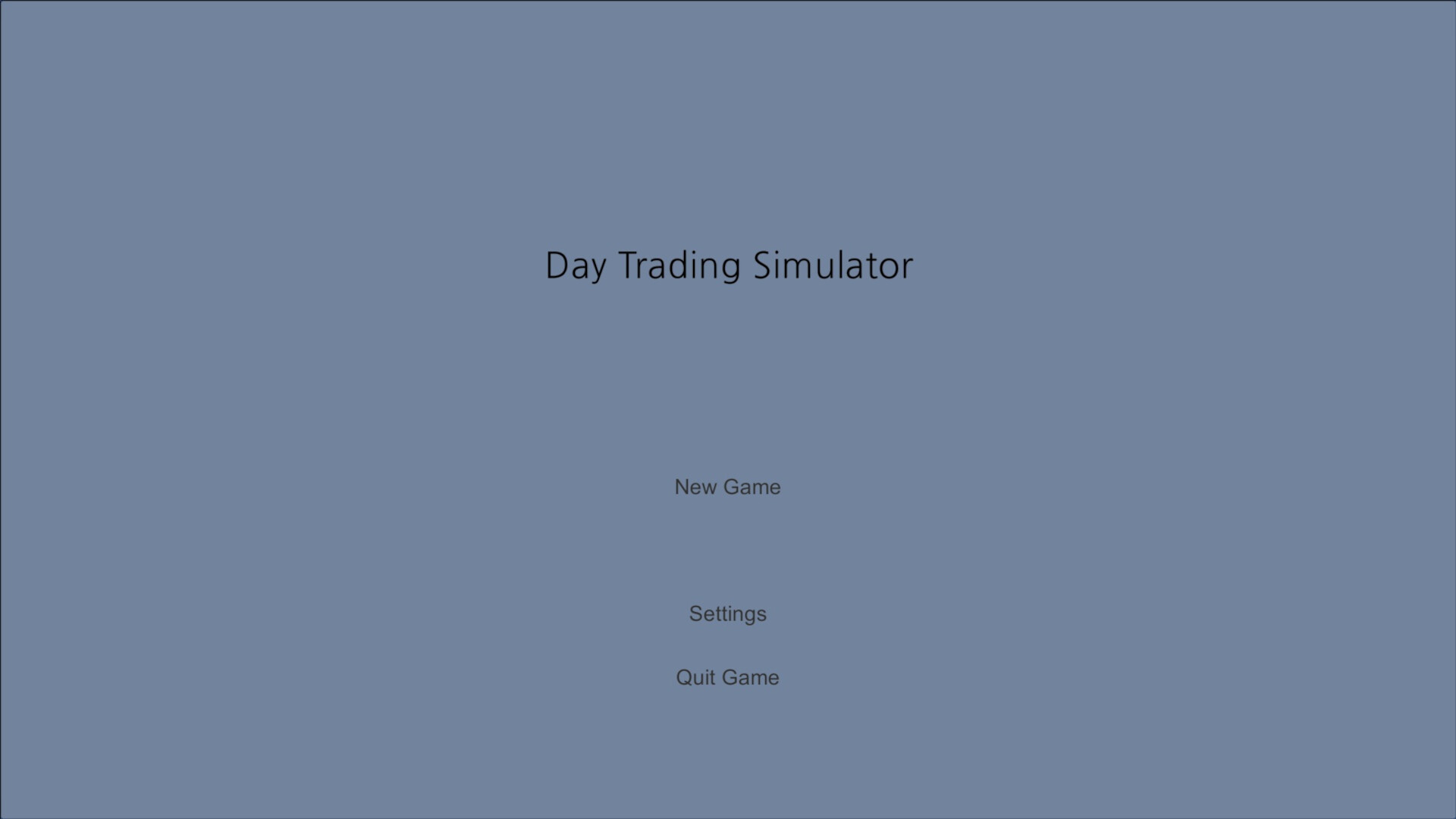 Day Trading Simulator