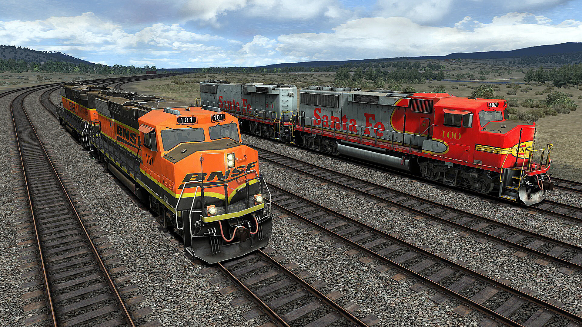 Train Simulator Classic: Santa Fe Super Fleet GP60M