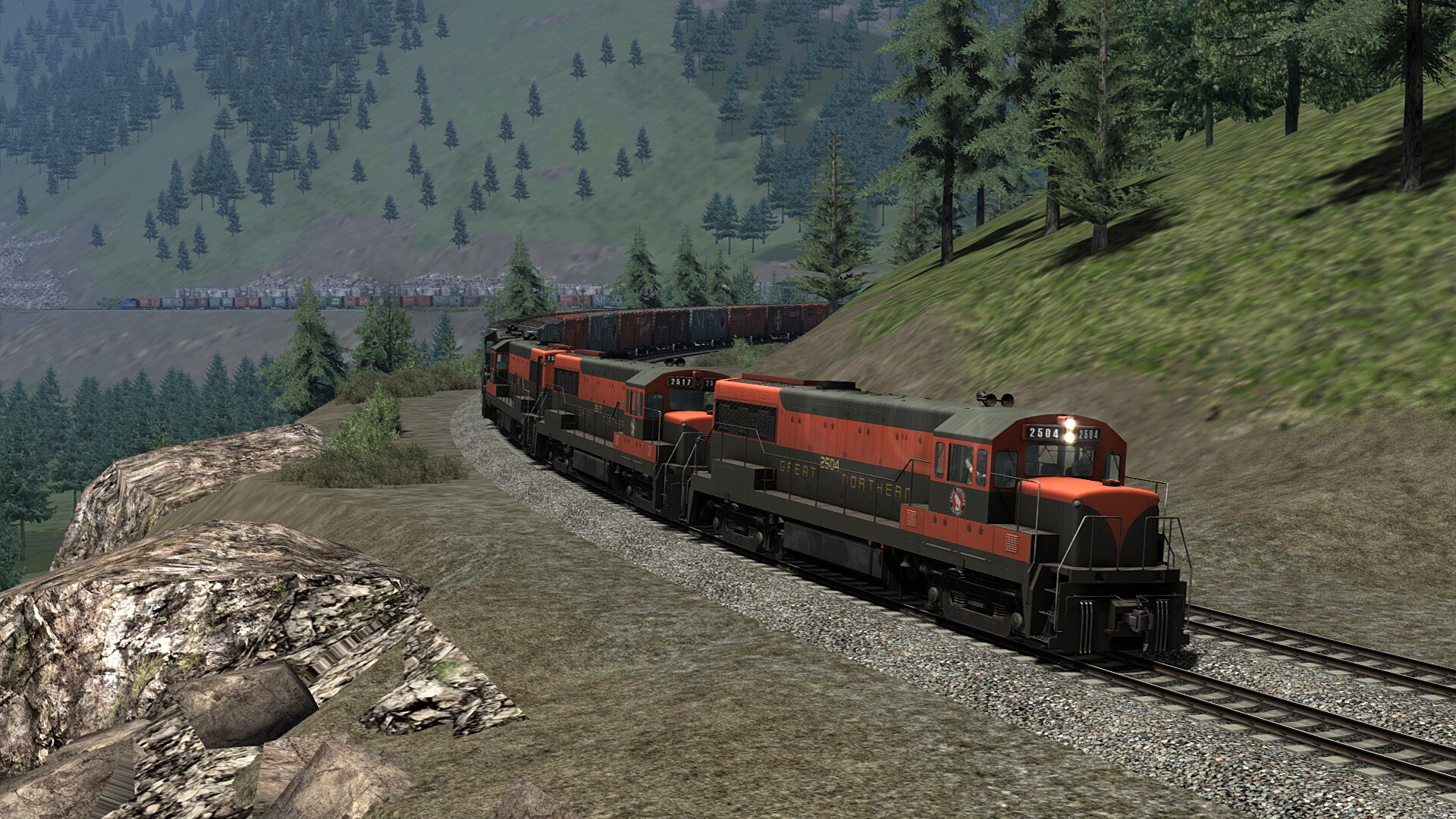 Train Simulator Classic: Burlington Northern U25