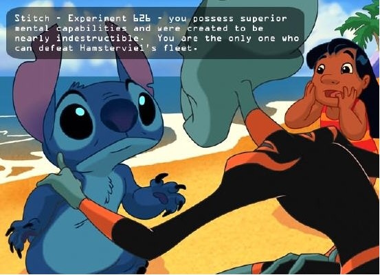 Stitch’s Blazing Lasers