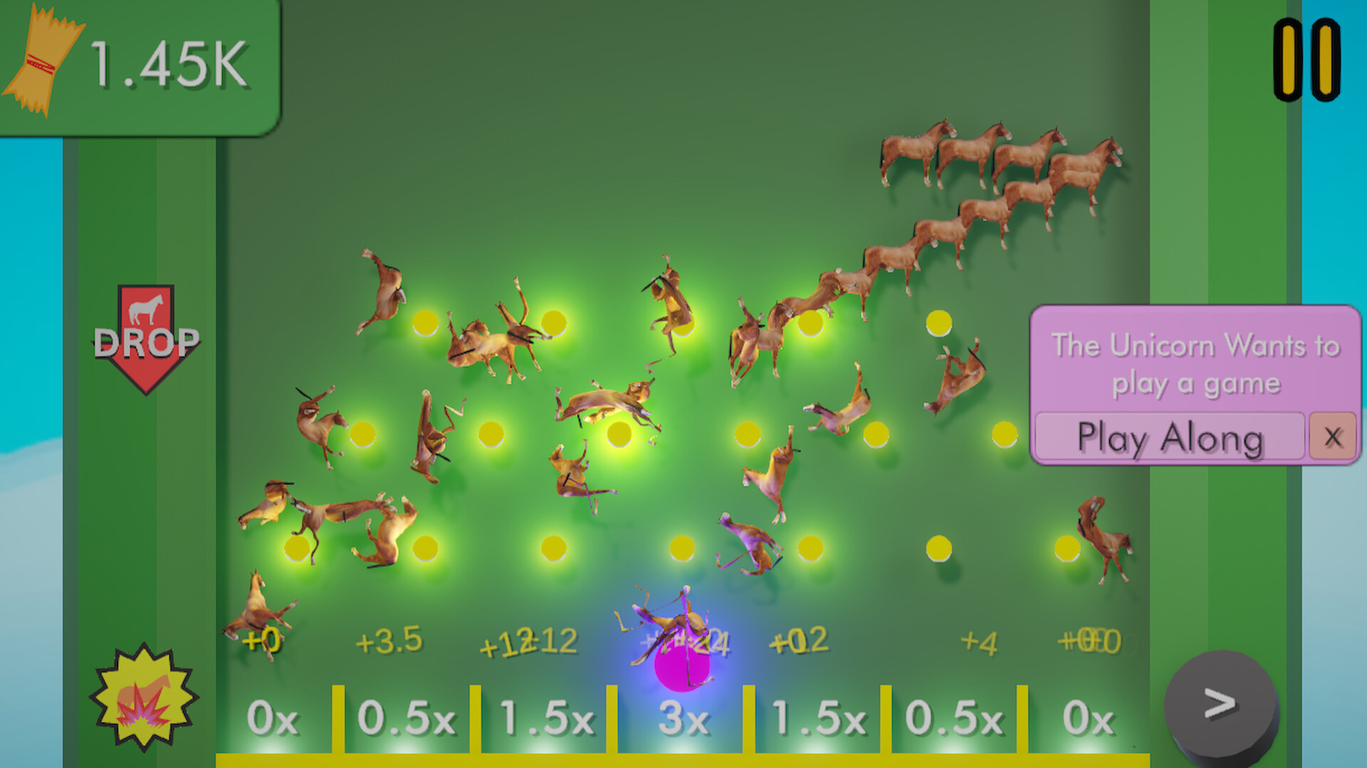 Horse Plinko