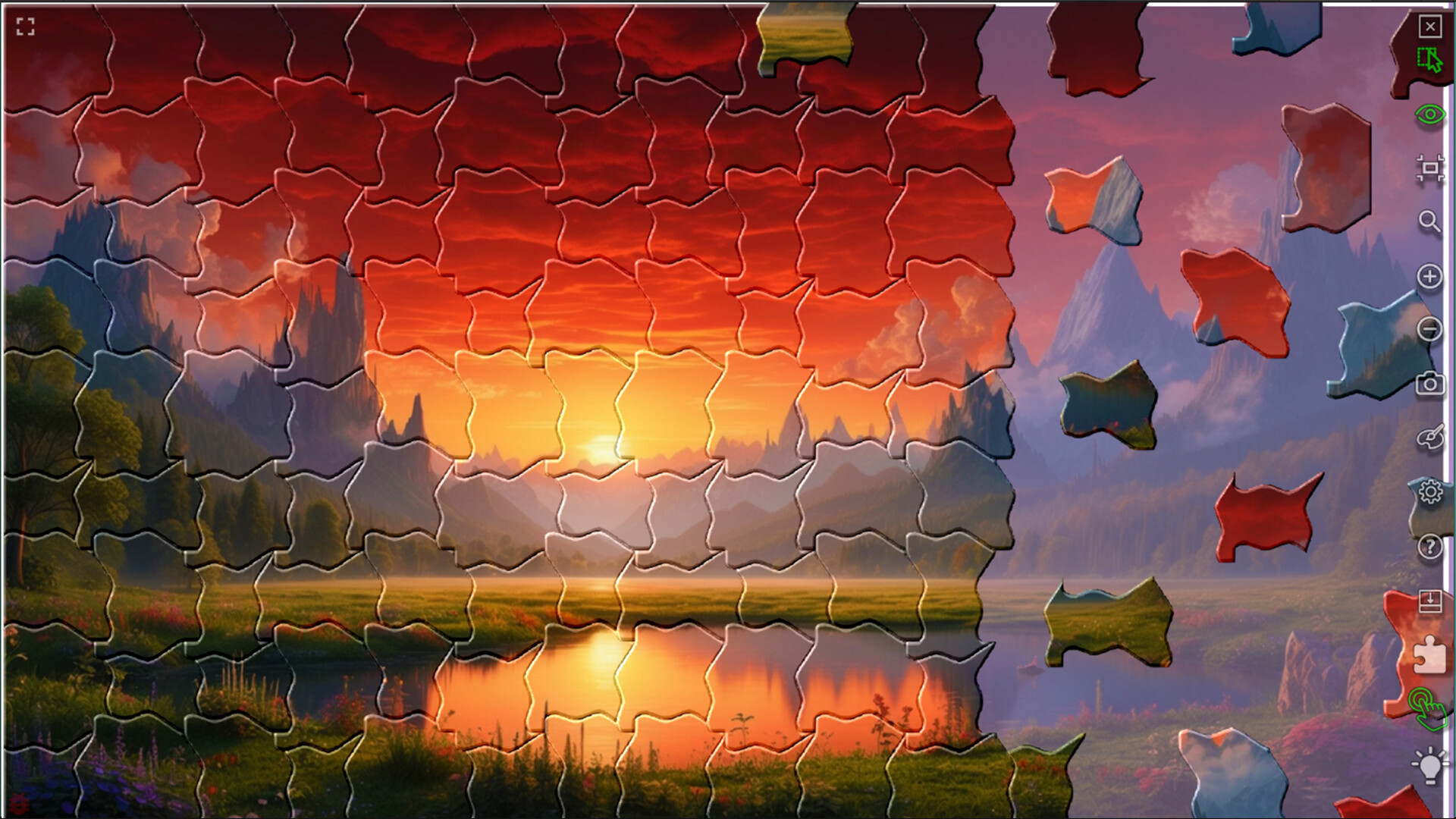 Master of Pieces Jigsaw Puzzle: Fantastic Landscape