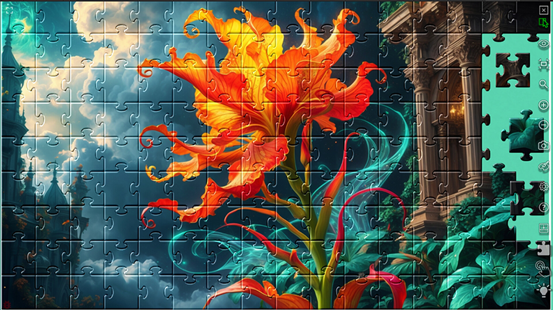Master of Pieces Jigsaw Puzzle: Dreamflowers