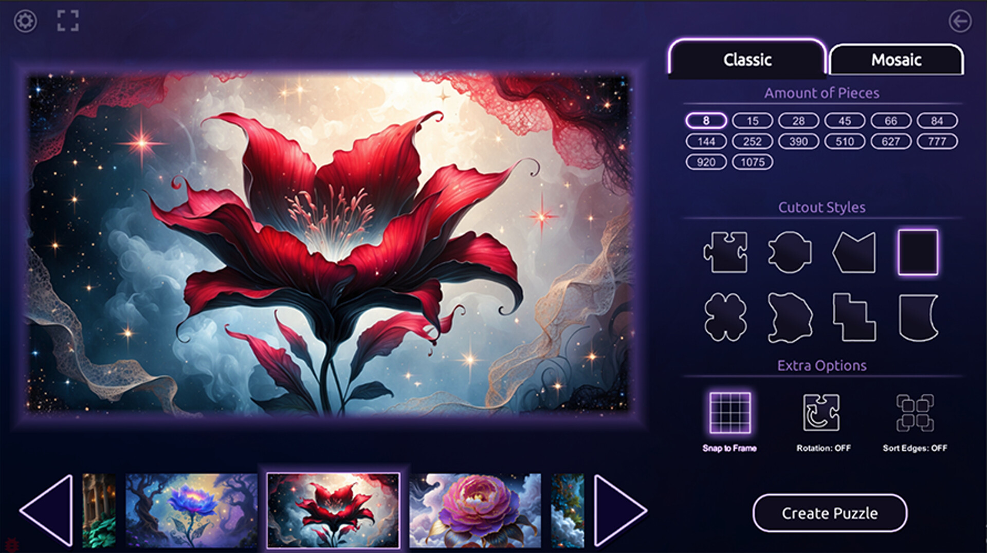 Master of Pieces Jigsaw Puzzle: Dreamflowers