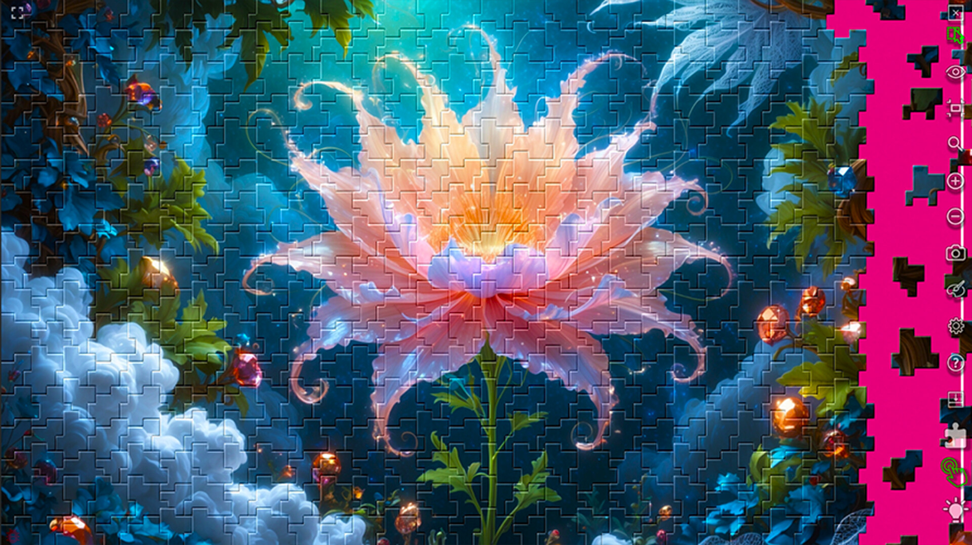 Master of Pieces Jigsaw Puzzle: Dreamflowers