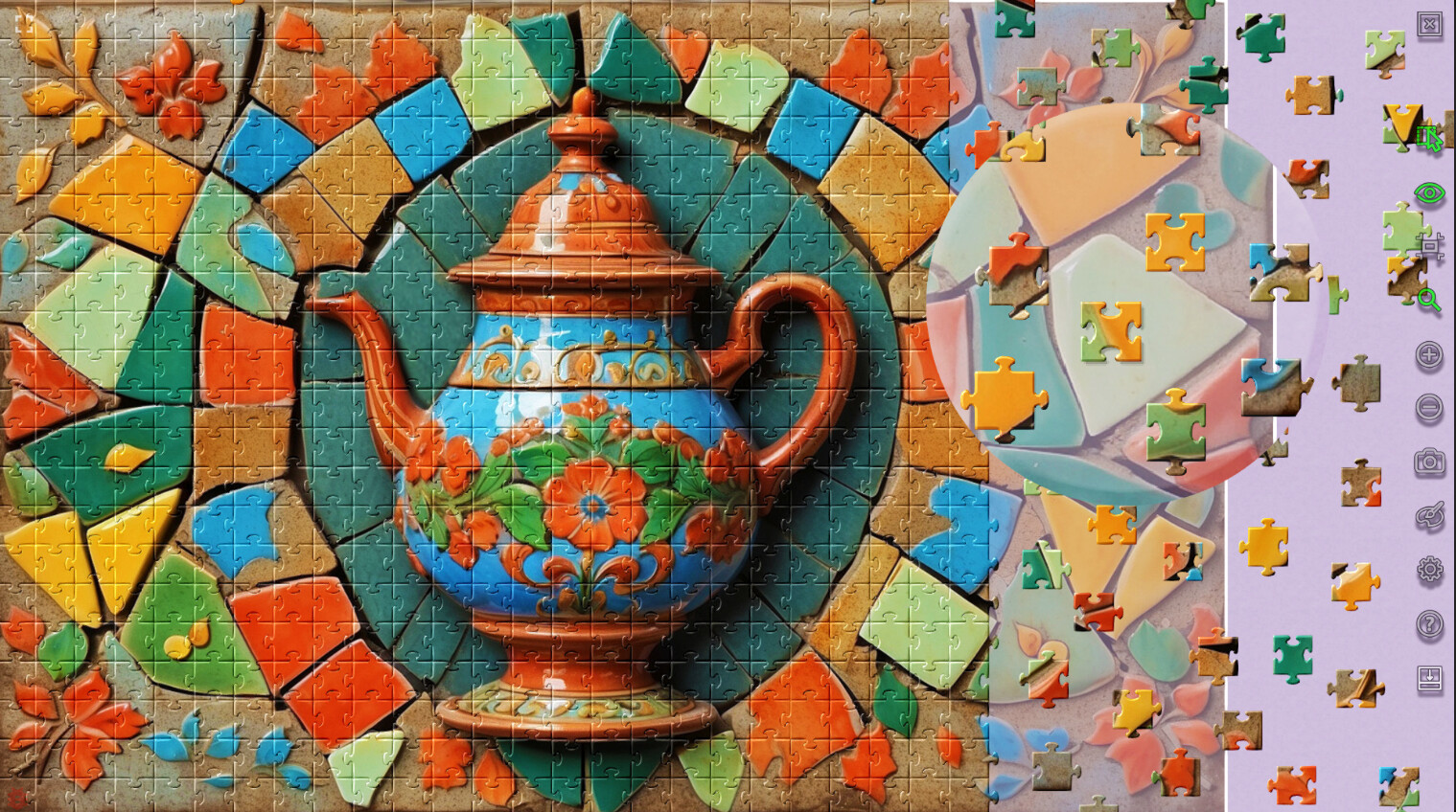 Master of Pieces Jigsaw Puzzle: Ceramic Mosaic