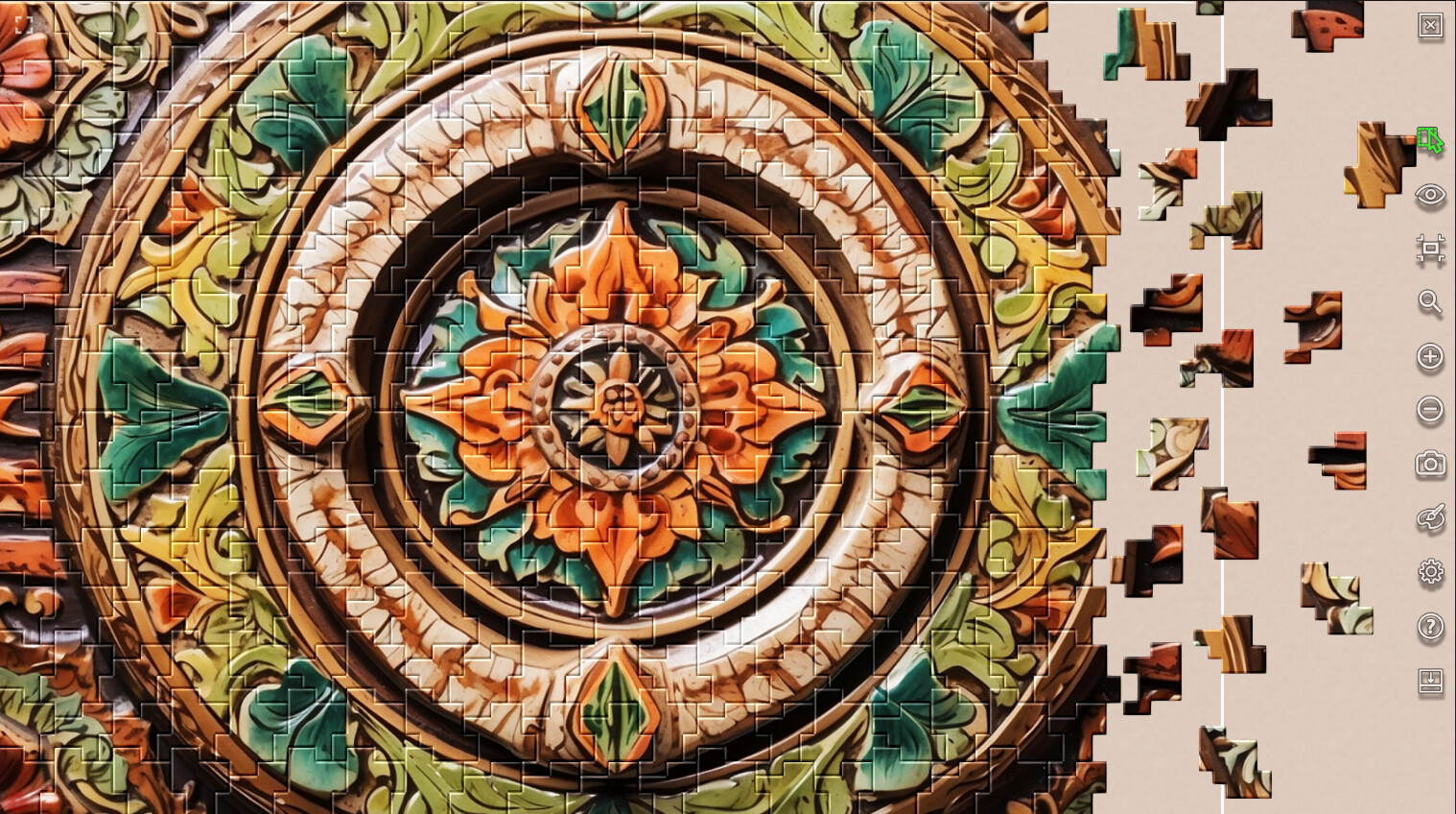 Master of Pieces Jigsaw Puzzle: Ceramic Mosaic