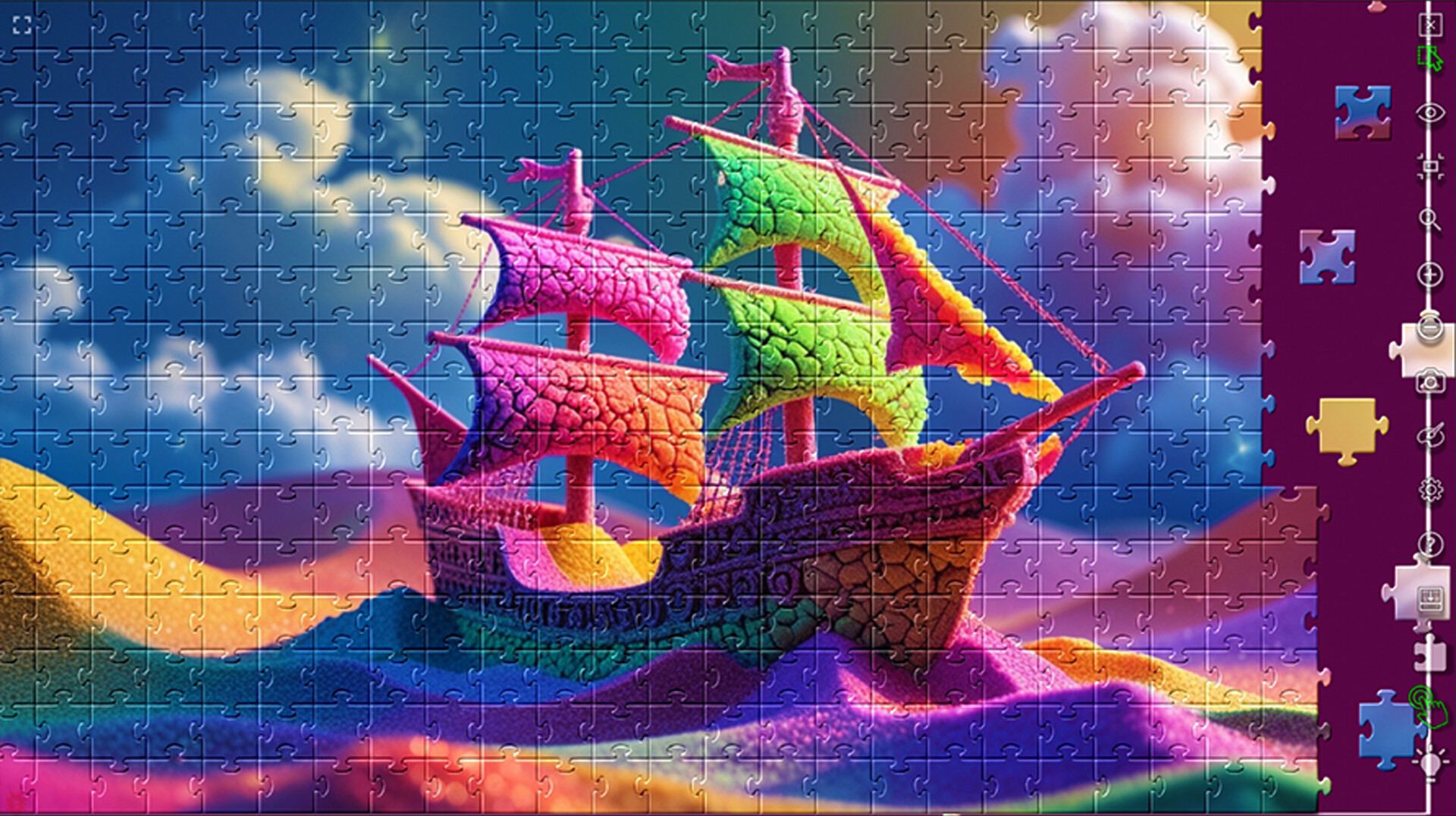 Master of Pieces Jigsaw Puzzle: Sand Art