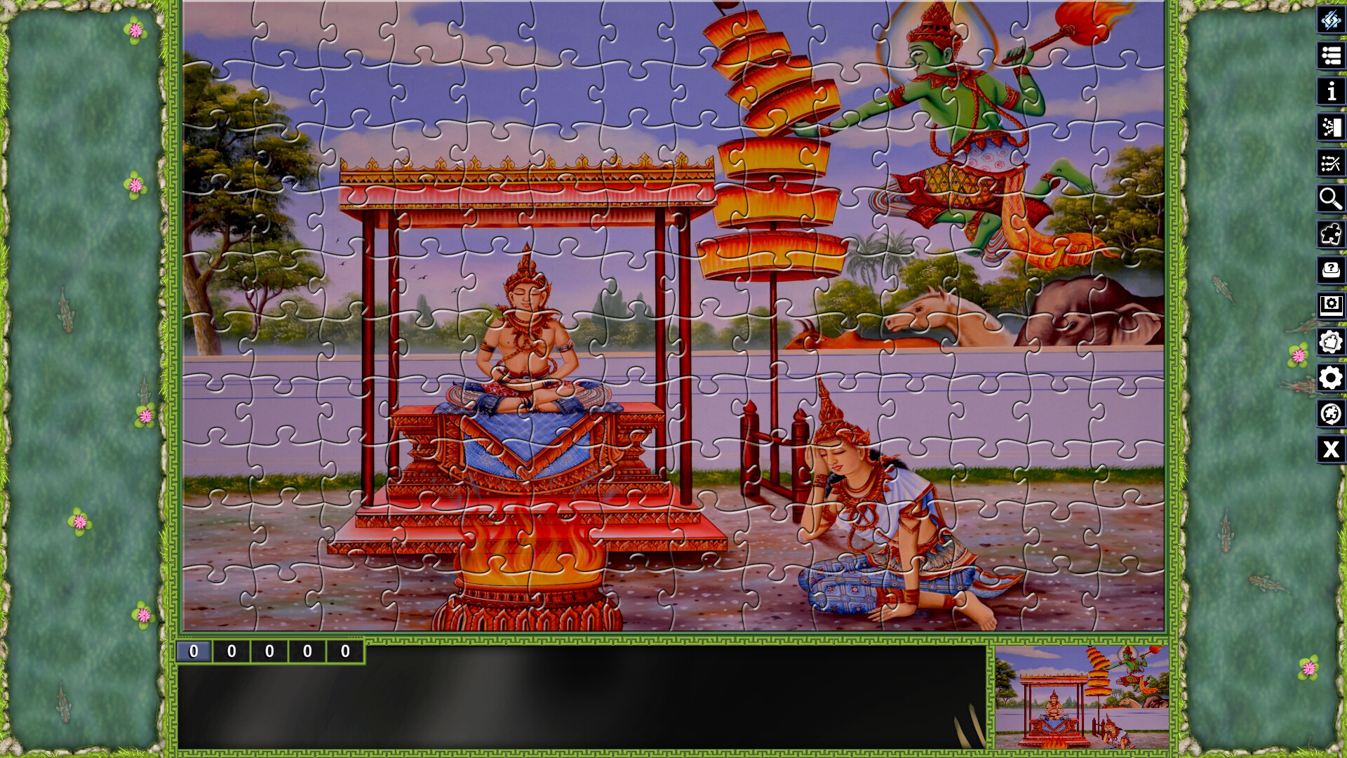 Pixel Puzzles: Illustrations &amp; Anime – Jigsaw Pack: Thai Paintings