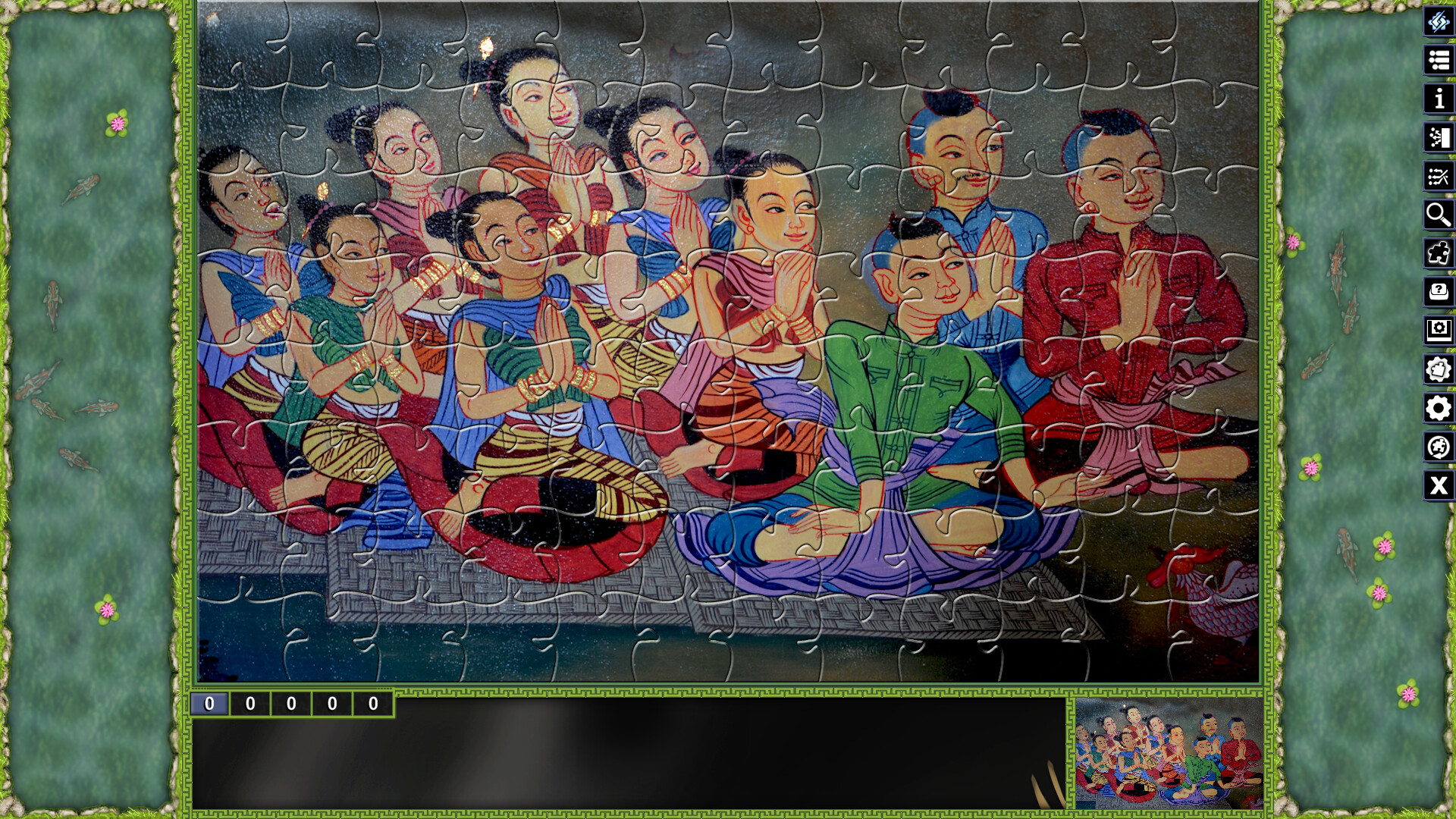 Pixel Puzzles: Illustrations &amp; Anime – Jigsaw Pack: Thai Paintings