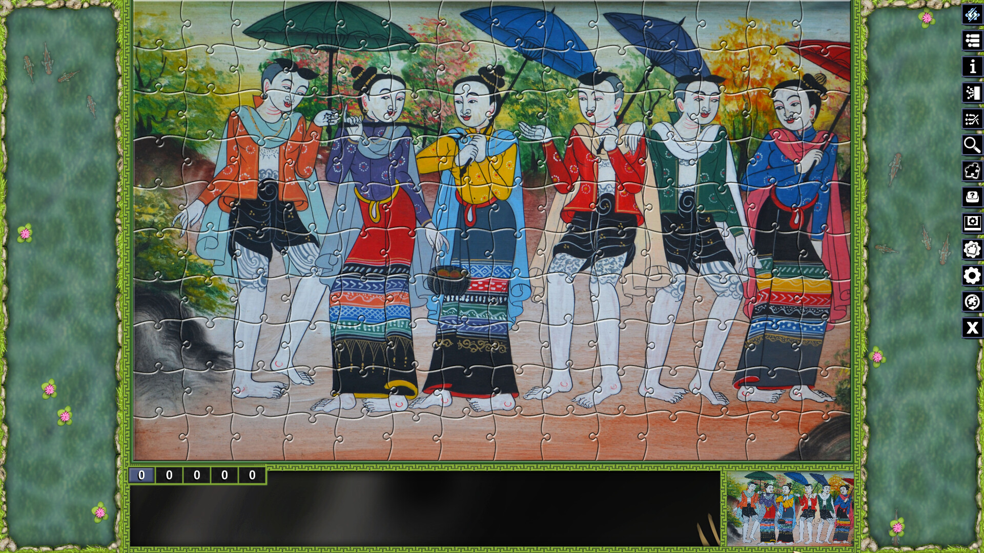 Pixel Puzzles: Illustrations &amp; Anime – Jigsaw Pack: Thai Paintings