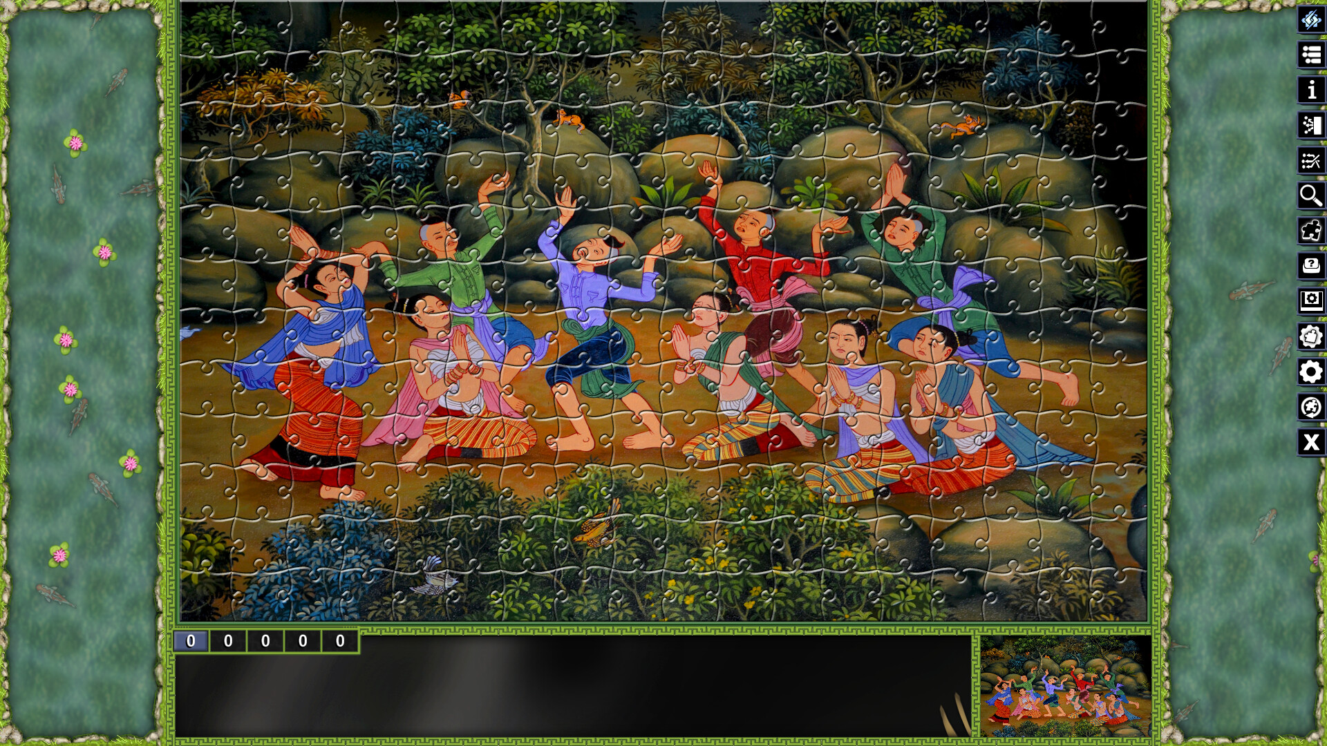 Pixel Puzzles: Illustrations &amp; Anime – Jigsaw Pack: Thai Paintings