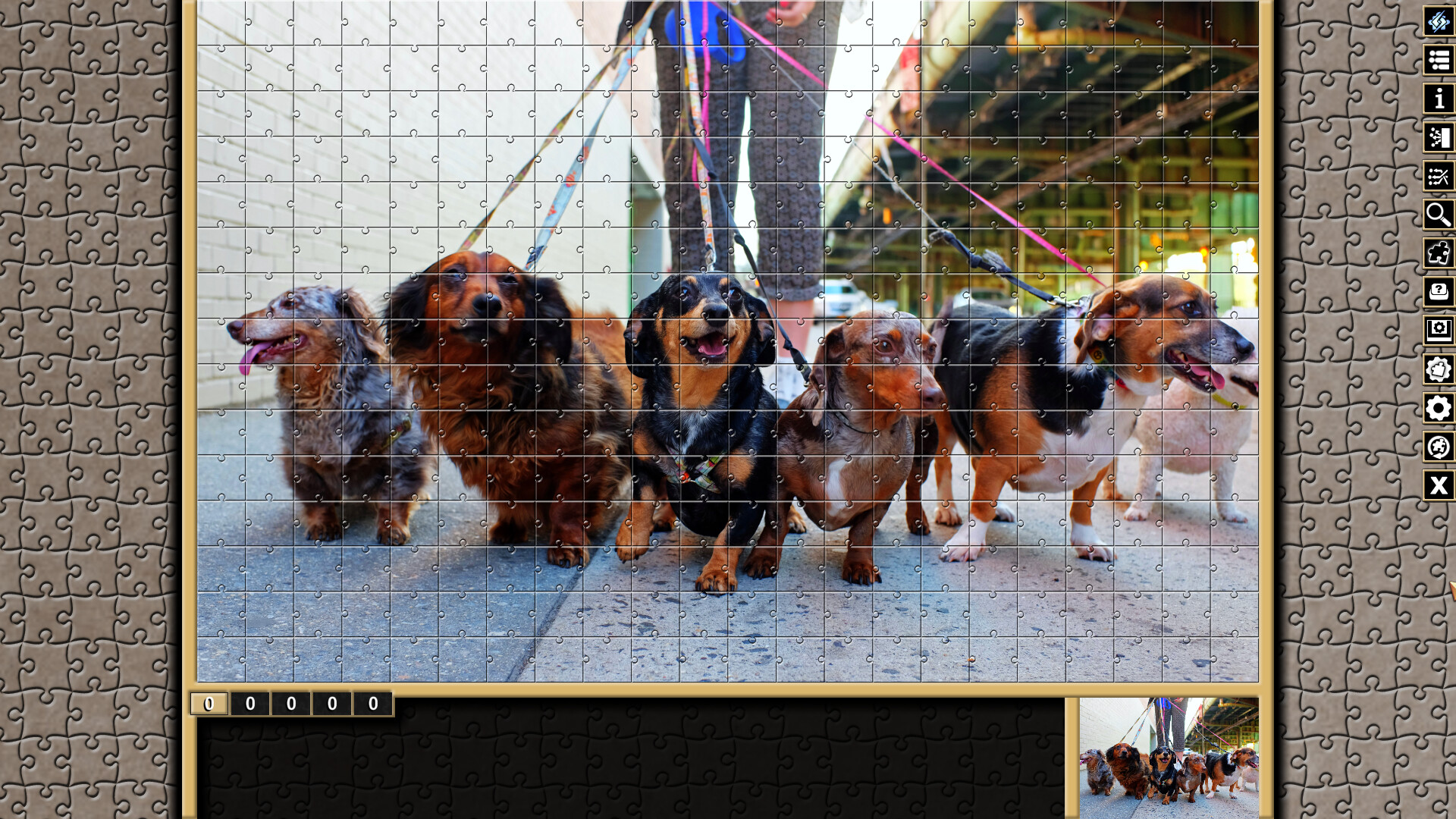 Pixel Puzzles Traditional Jigsaws: Dogs 2