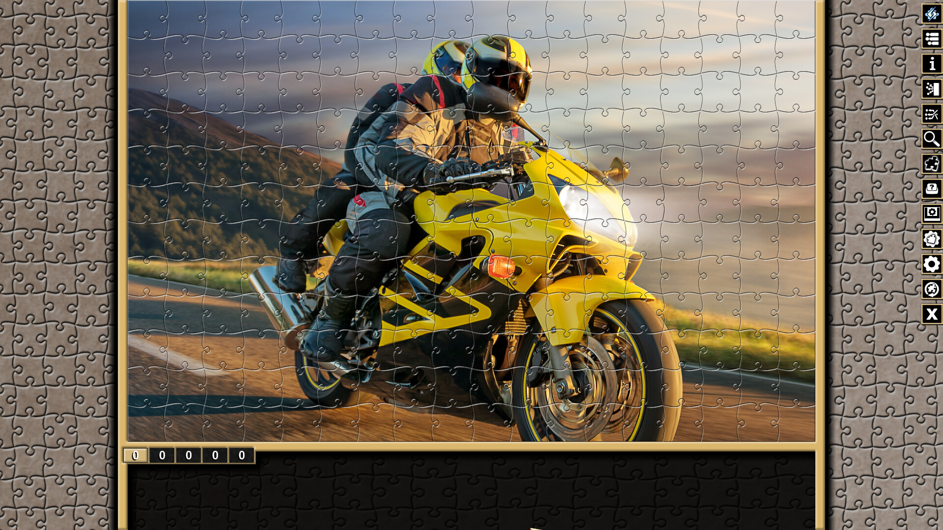 Pixel Puzzles Traditional Jigsaws: Motorbikes