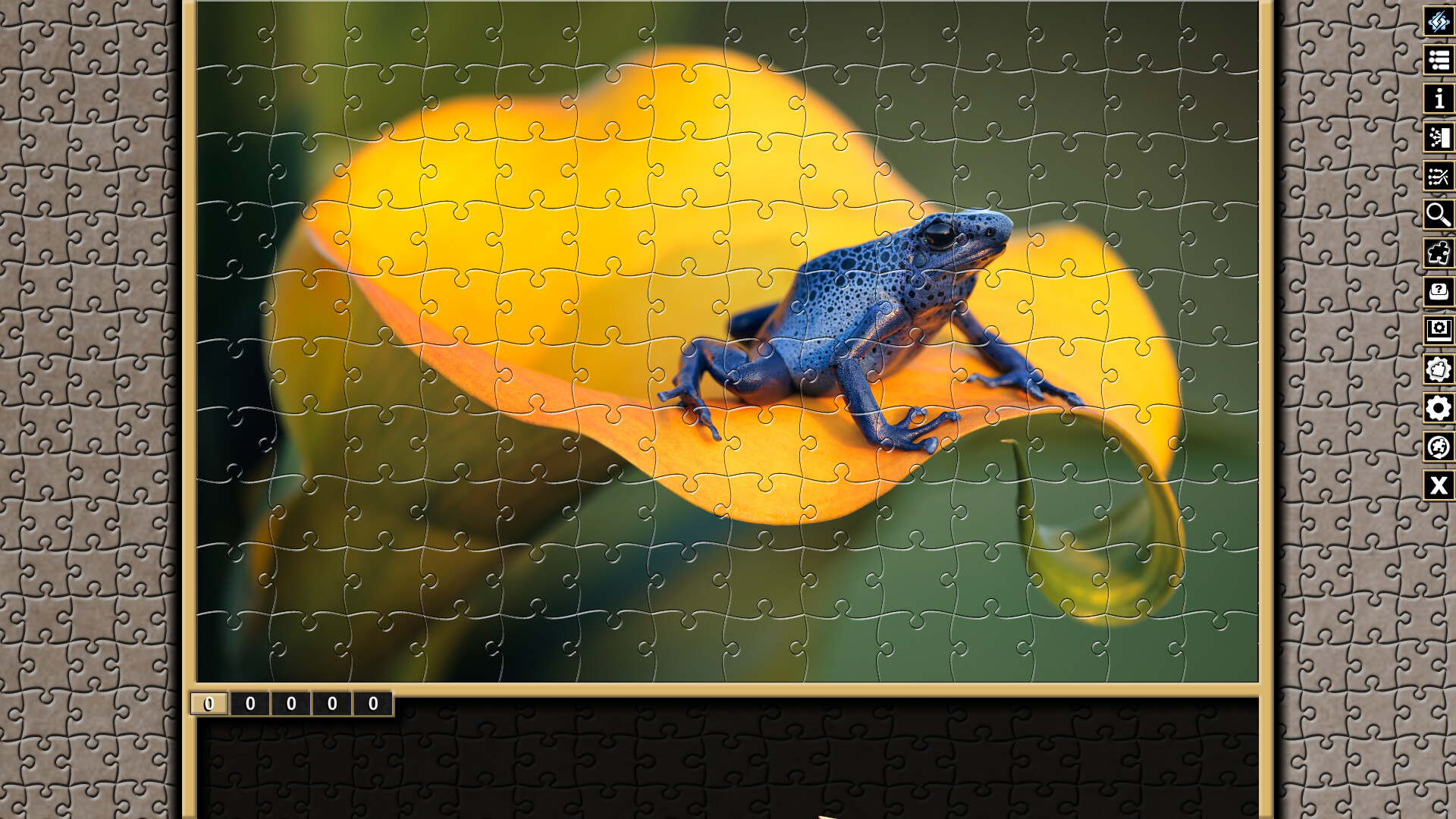 Pixel Puzzles Traditional Jigsaws: Frogs