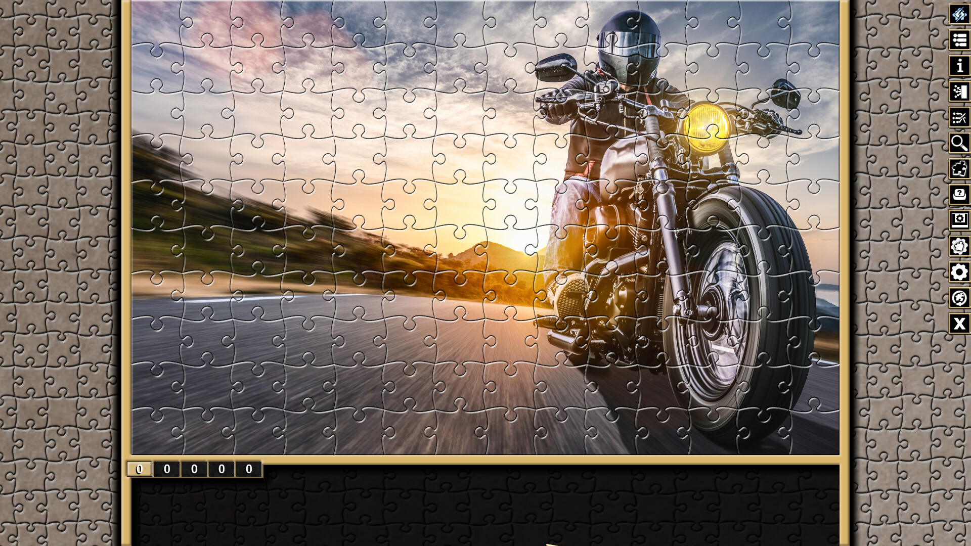 Pixel Puzzles Traditional Jigsaws: Motorbikes
