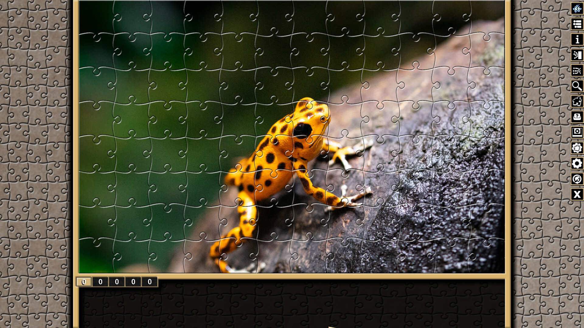 Pixel Puzzles Traditional Jigsaws: Frogs