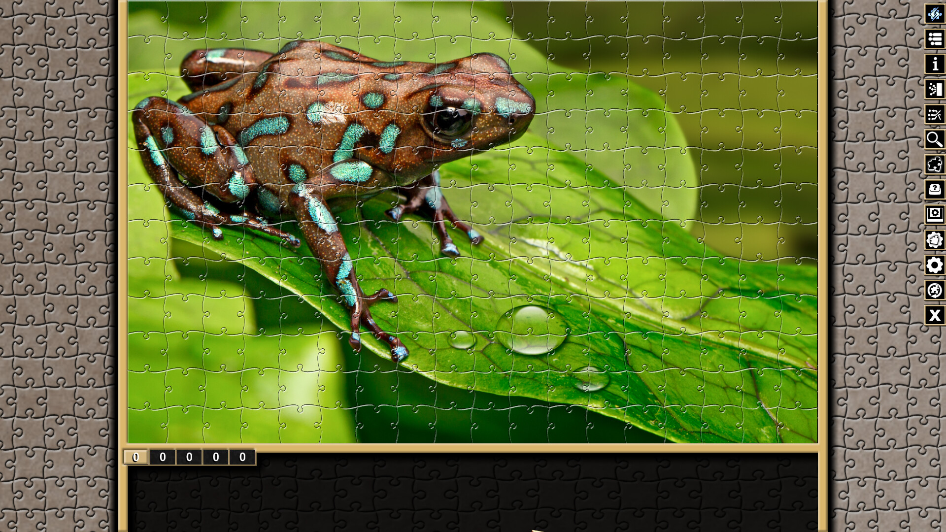 Pixel Puzzles Traditional Jigsaws: Frogs