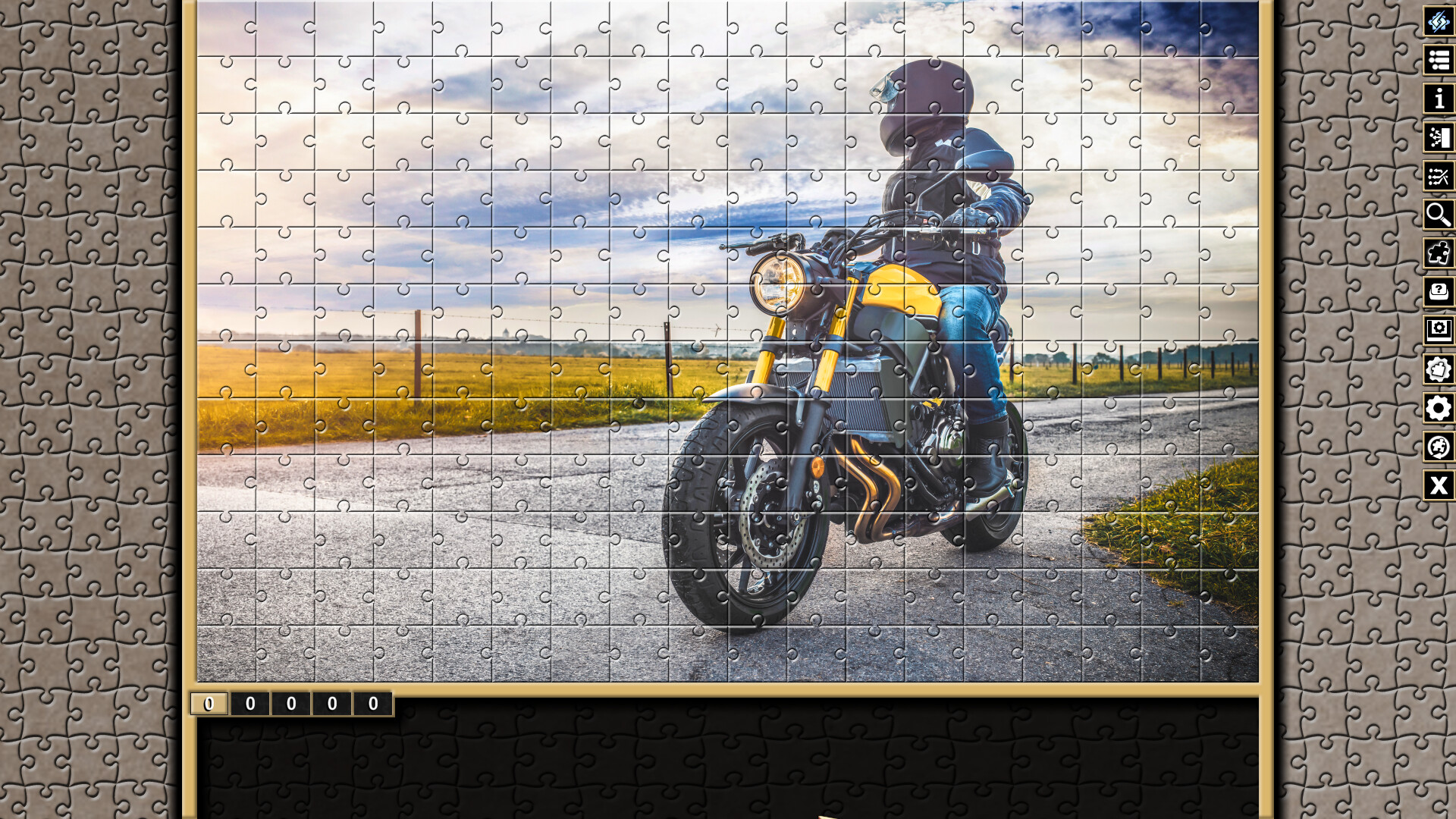 Pixel Puzzles Traditional Jigsaws: Motorbikes