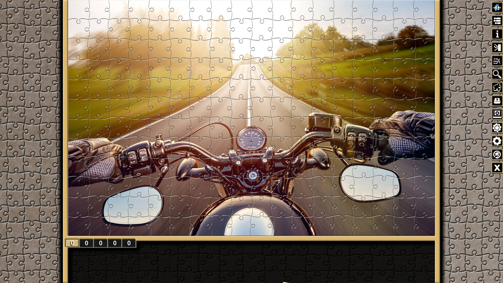 Pixel Puzzles Traditional Jigsaws: Motorbikes