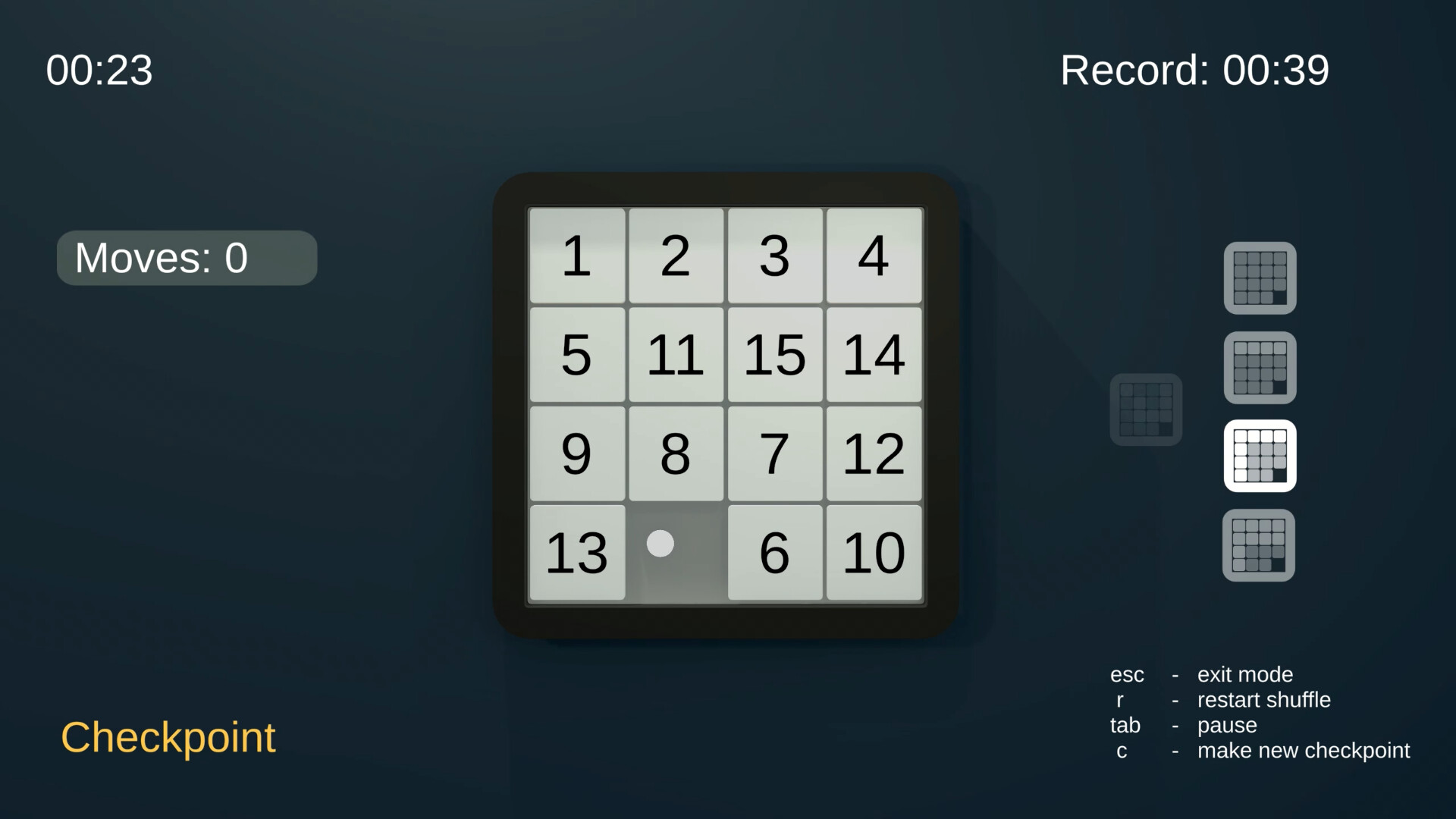 16: The Ultimate 15 Puzzle