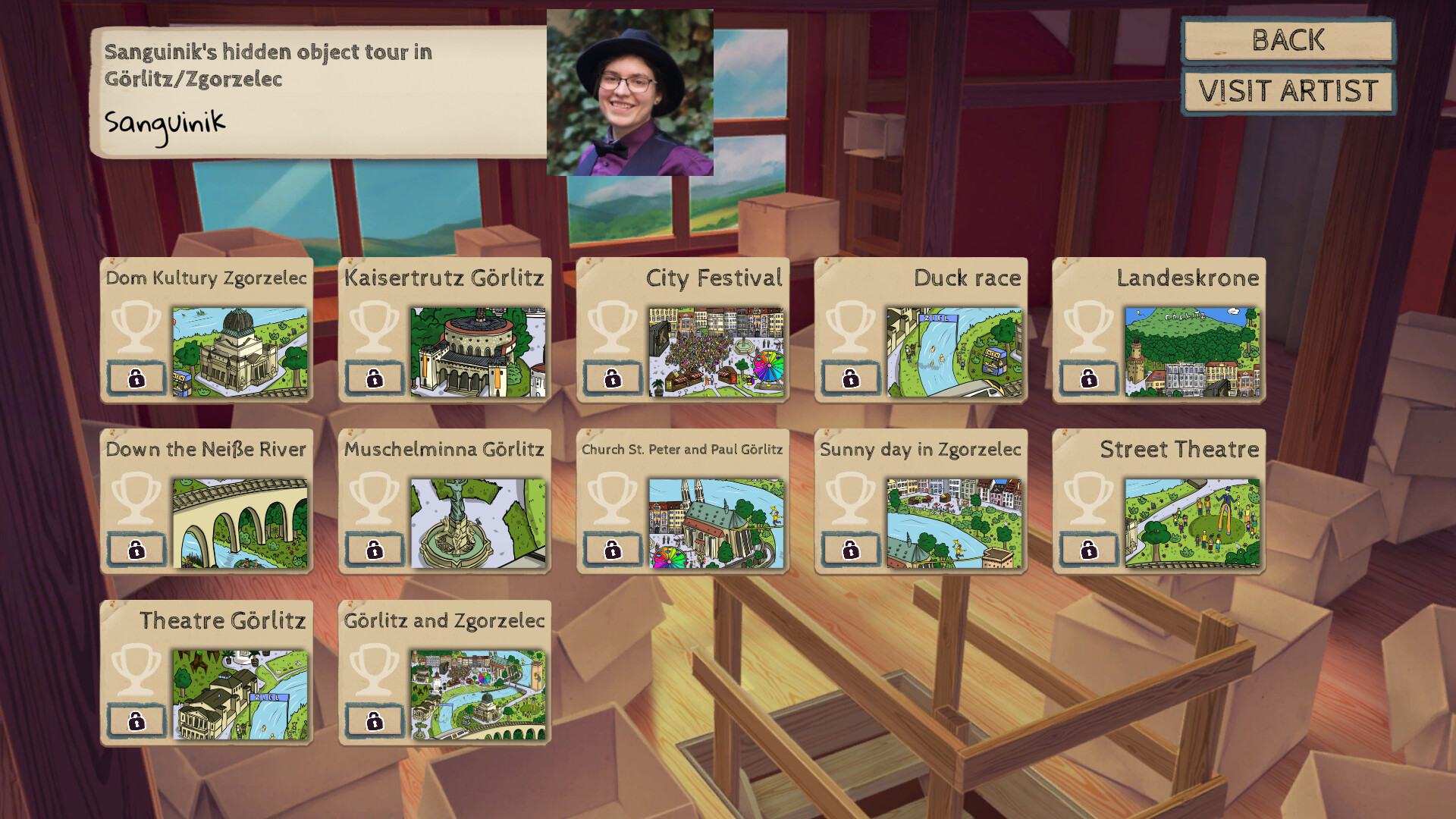 DACHstudio Puzzle Box: Sanguinik’s hidden object tour in Görlitz/Zgorzelec