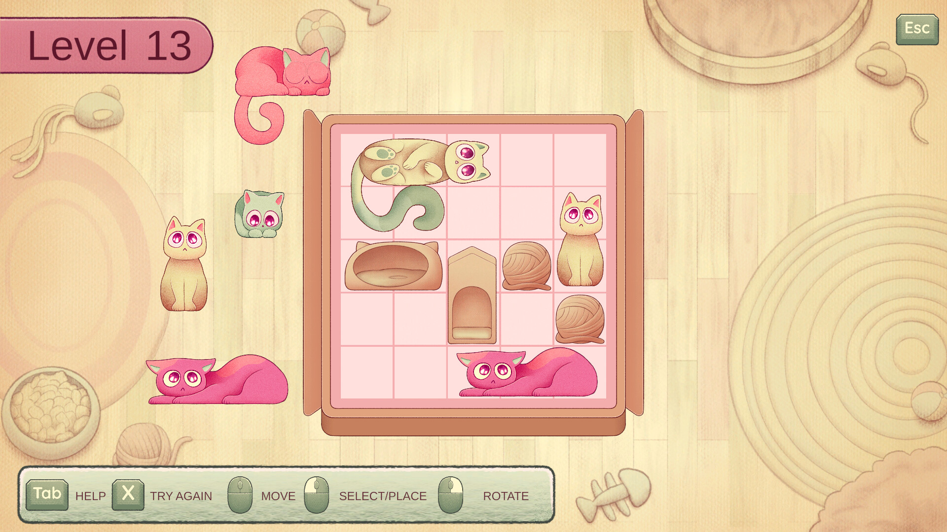 Fit My Cat: Cat’s Puzzle Pack 1