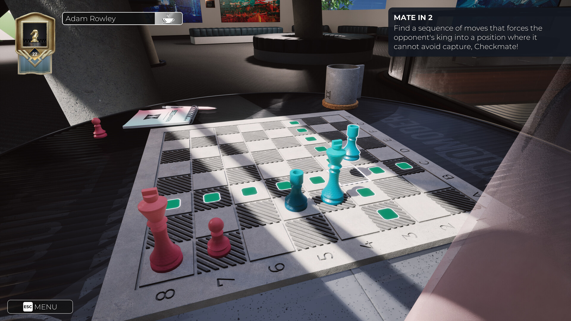 Chess Infinity: Mate in 2 Puzzle Pack