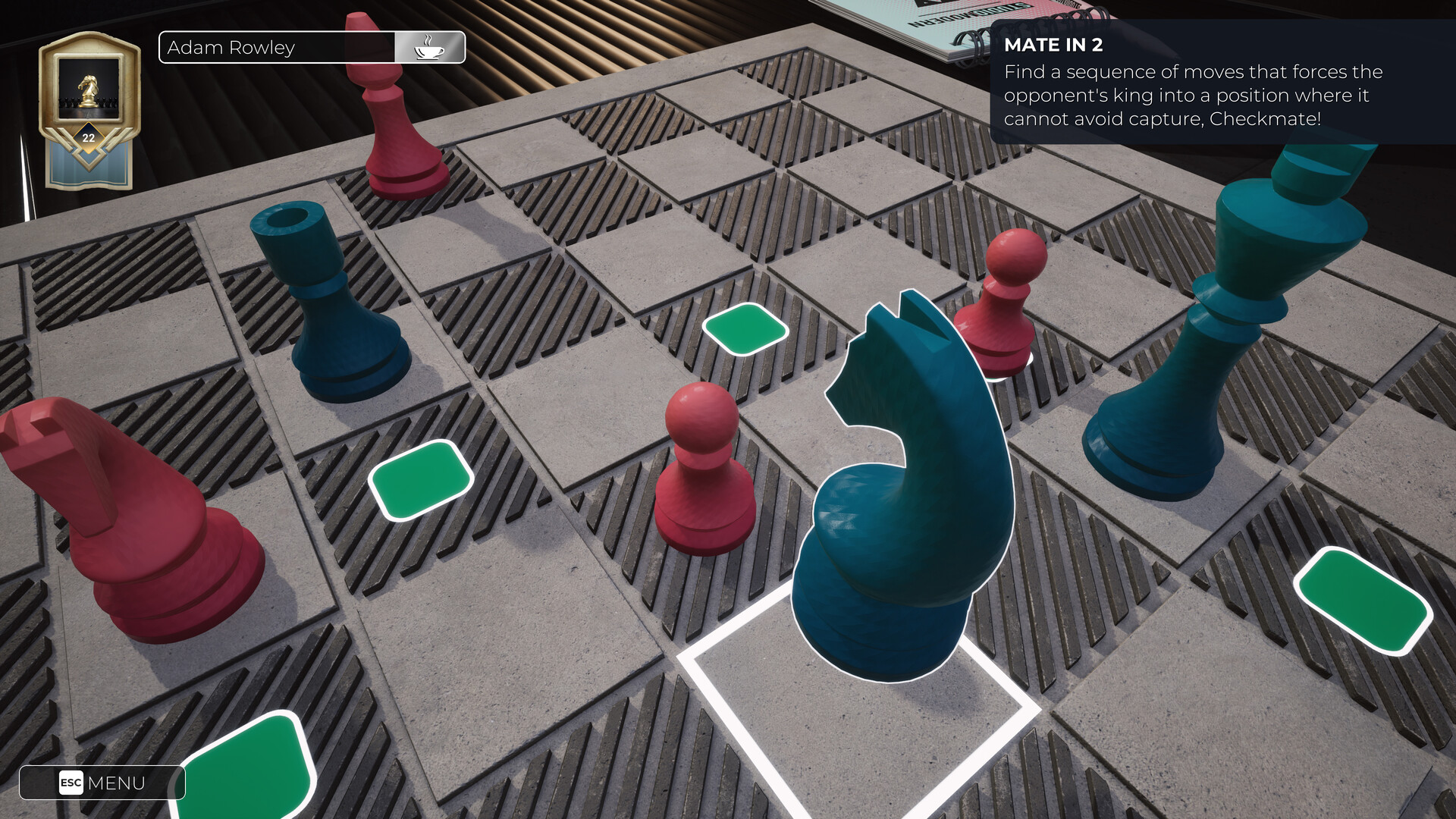 Chess Infinity: Mate in 2 Puzzle Pack