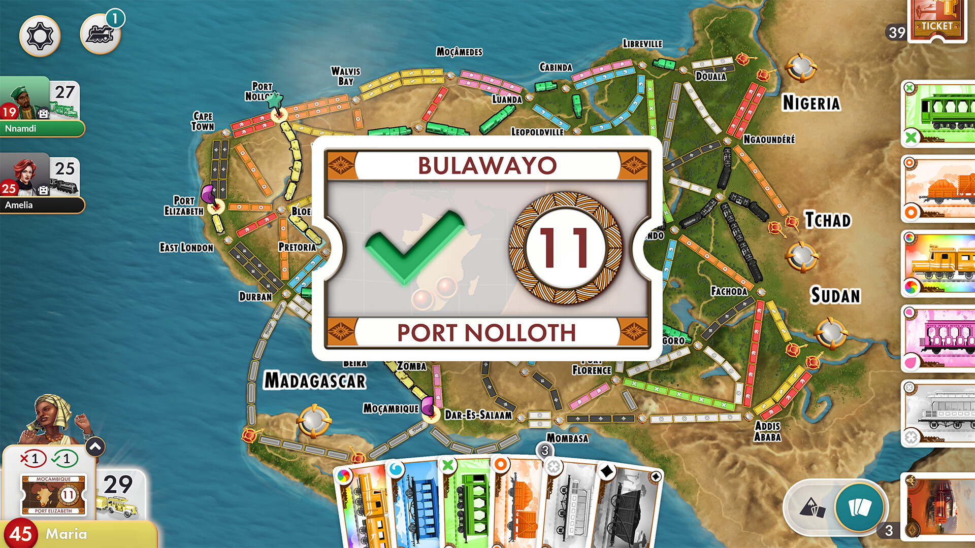 Ticket to Ride: Heart of Africa Expansion